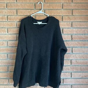 Terra & Sky Charcoal Knit Top